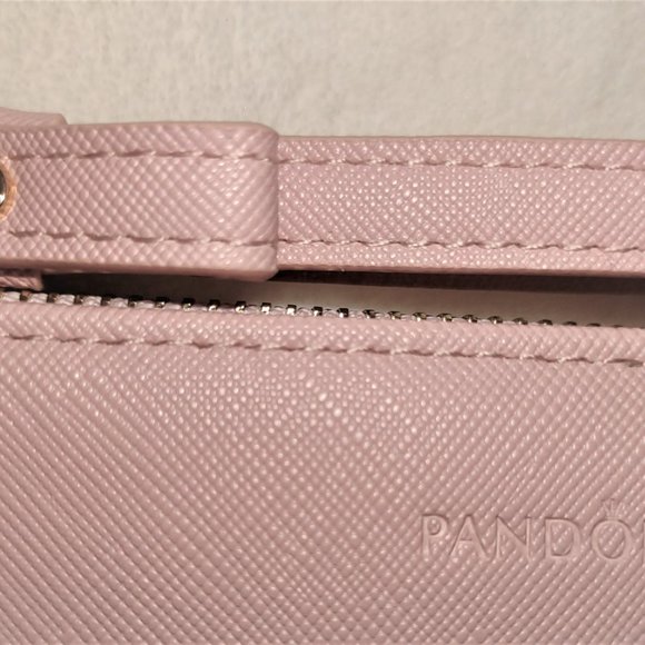 NEW! Pandora Pink Wristlet with Dust Bag - Picture 5 of 7